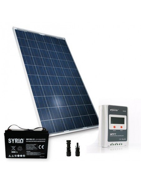 Solar Kit Pro W V Solarmodul Laderegler A Mppt Batterie Agm Ah Sb