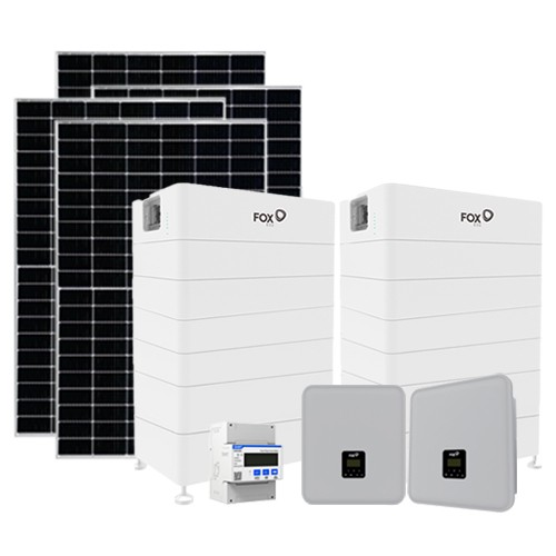 Kit Fotovoltaico Trifase W Pro Inverter Fox Kw Accumulo Liti