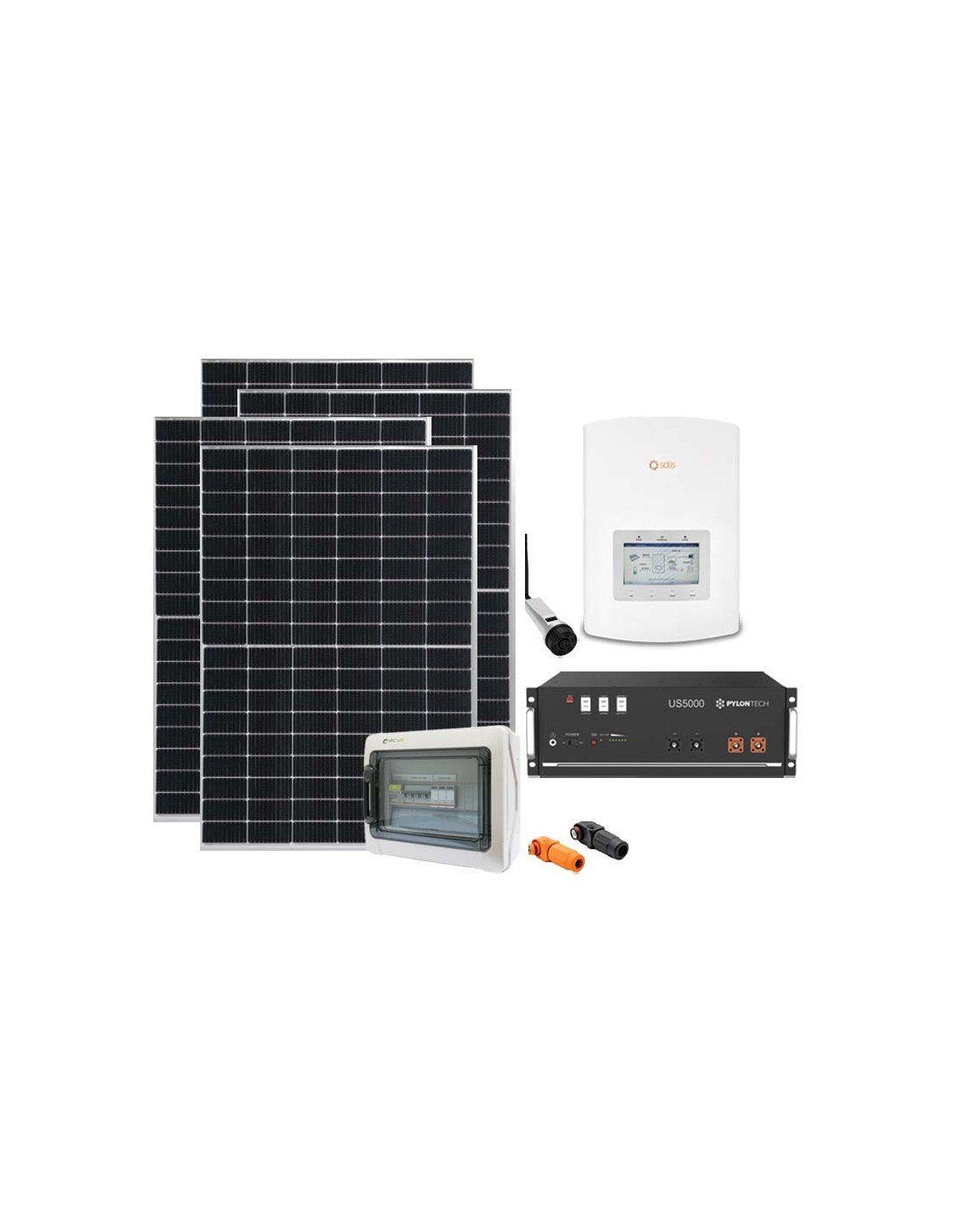 Kit Photovolta Que Off Grid Monophas Onduleur W Solis Kw