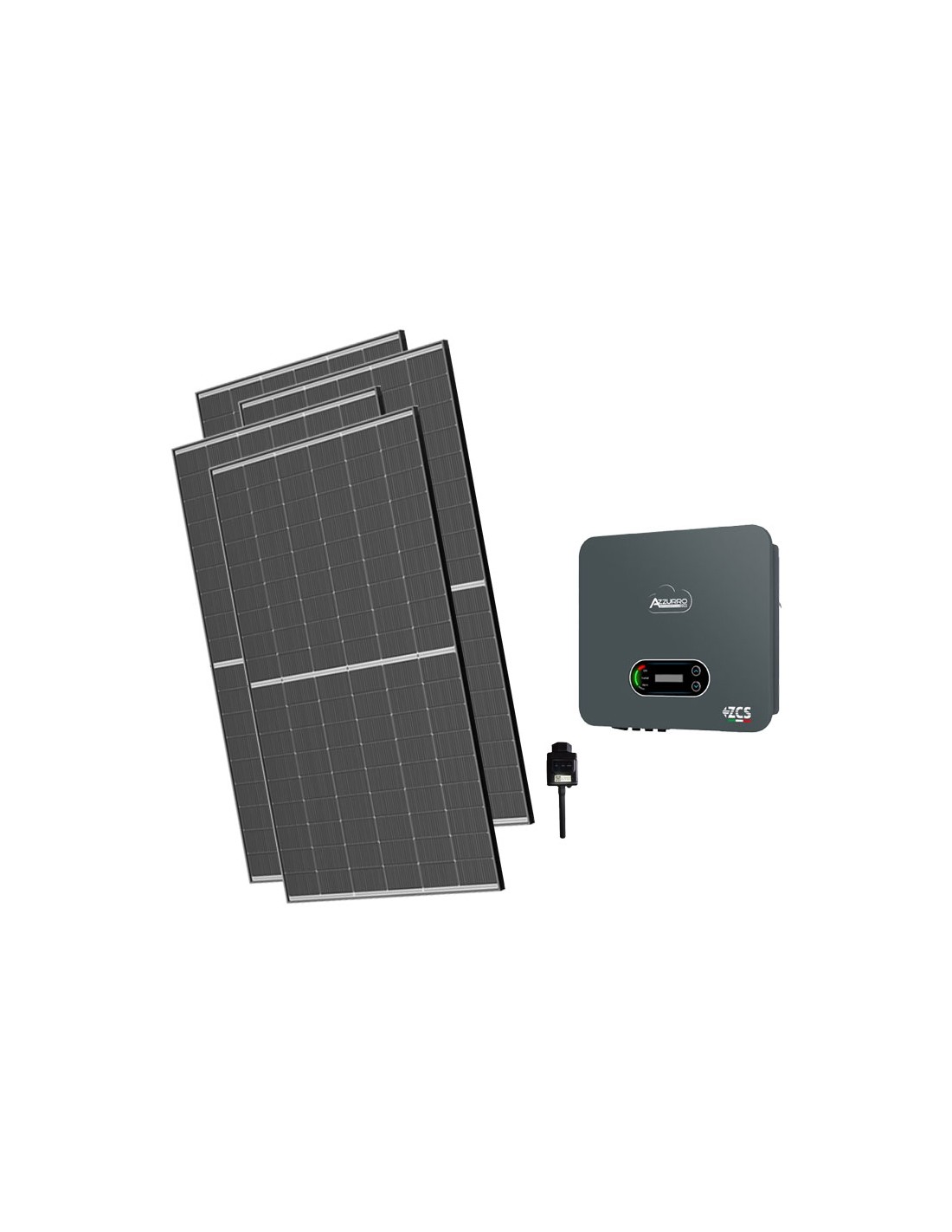 Kit Fotovoltaico Trifase W Inverter Zucchetti Kw Connesso In Rete