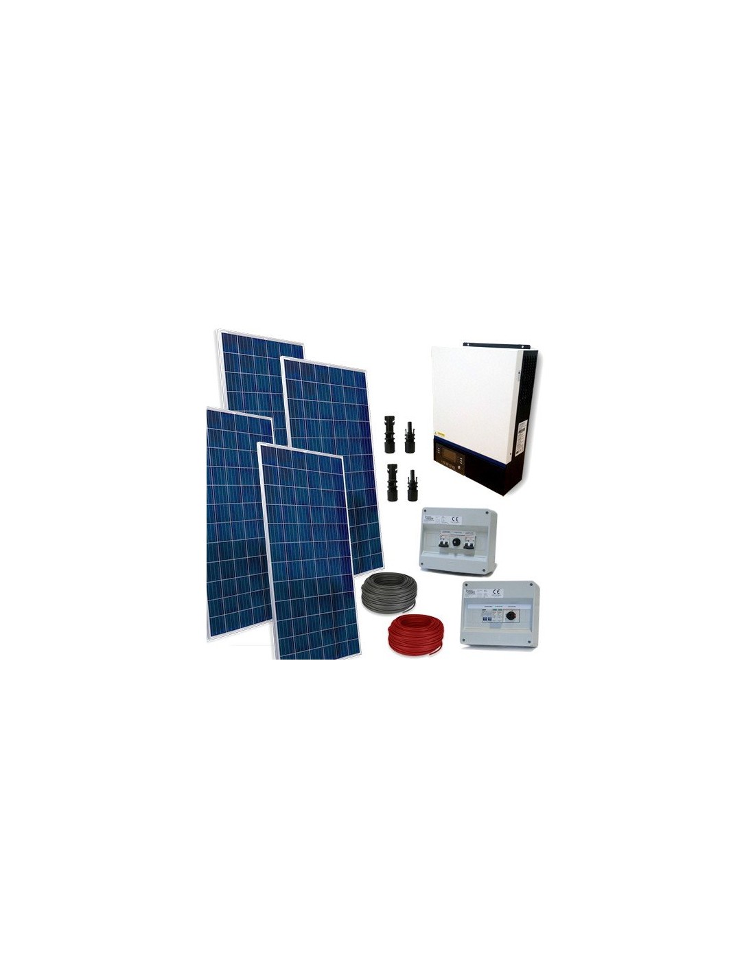 Kit Solar Haus VM3 Base2 OS 2800W Wechselrichter 5000W 48V ...