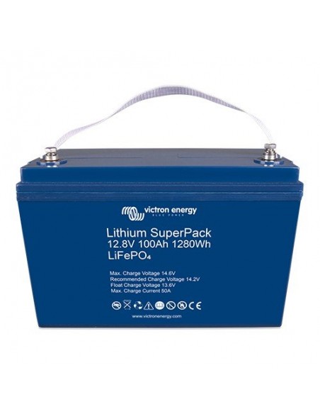 12,8V 100Ah Lithium SuperPack Battery Victron Energy Photovoltaic  Accumulation
