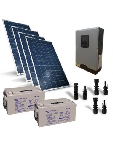 Cabin Solar Kit Os Pro 1 120kw 24v Panel Inverter 2000w Battery