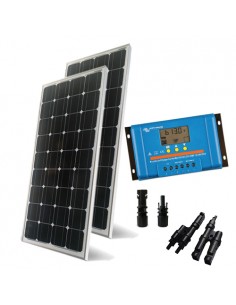KIT SOLAR 200W Monocristalino + Inversor 1KW PWM + Batería 150A