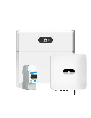 Sistema de acumulación monofásico inversor 3.68kW Huawei batería litio 5kWh BMS