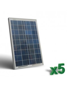 Photovoltaic Solar Panel 100w 12v Polycrystalline Nautical Camper Chalet