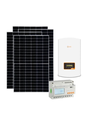 Kit fotovoltaico trifásico 19800W inversor Soils 20kW función de entrada cero