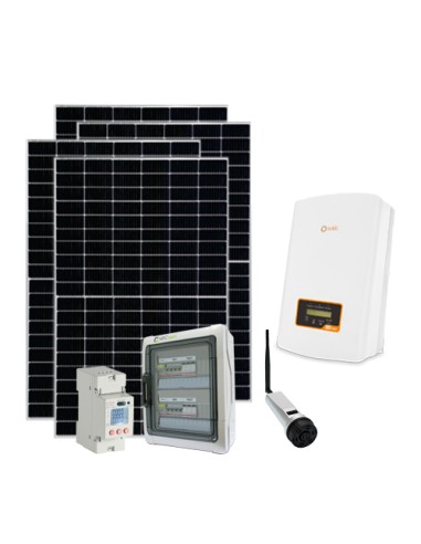 Kit fotovoltaico monofásico 5390W Solis inversor 5kW función de entrada cero