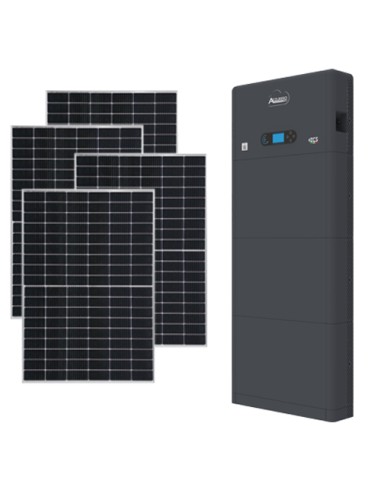 Photovoltaik-kit 6160W beidseitig Wechselrichter 6kW Zucchetti Lithium 5.12kWh