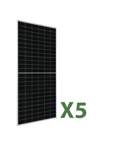 Set 5 Photovoltaik-Solarmodul 550W Gesamt 2750W JA Solar monokristallin