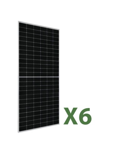 Set 6 Photovoltaik-Solarmodul 550W Gesamt 3300W JA Solar monokristallin