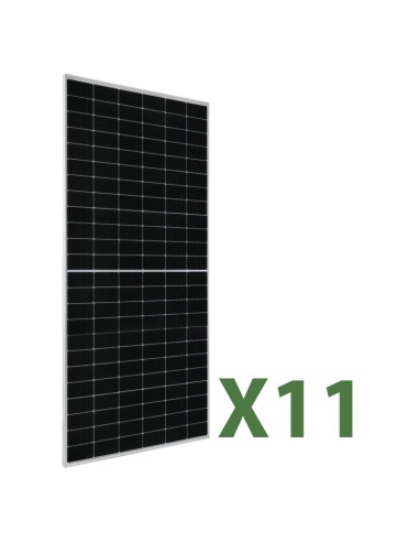 Set 11 Photovoltaik-Solarmodul 550W Gesamt 6050W JA Solar monokristallin