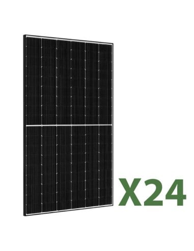 Set de 24 placa solar fotovoltaico 415W total 9960W Jasolar serie GR marco negro