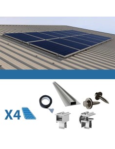 Kit fotovoltaico Off-Grid 1660W inverter Axpert VM II 3kW AGM