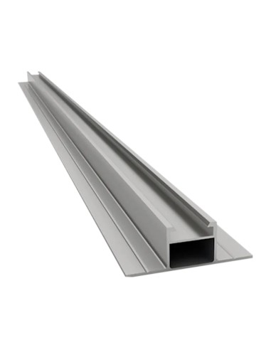 Aluminium profile 2.60mt fixing structure photovoltaic corrugated sheet