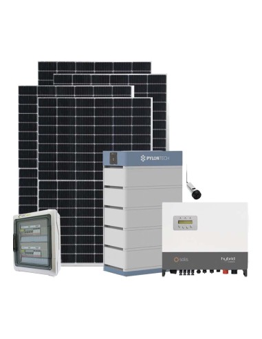 Off-Grid-Photovoltaik-Kit 7920W-Wechselrichter Solis 6kW Pylontech H1 17.76kWh