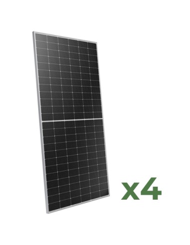 Set de 4 paneles solares fotovoltaicos 560W total 2240W monocristalino PEIMAR