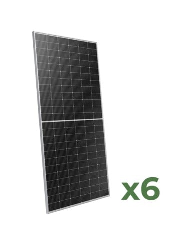 Set de 6 paneles solares fotovoltaicos 560W total 3360W monocristalino PEIMAR