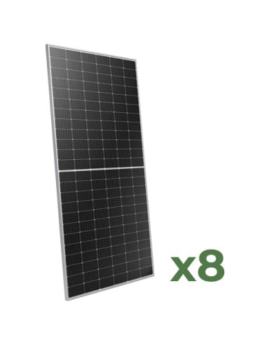 Set 8 panneaux solaires photovoltaïques 560W total 4480W monocristallin PEIMAR