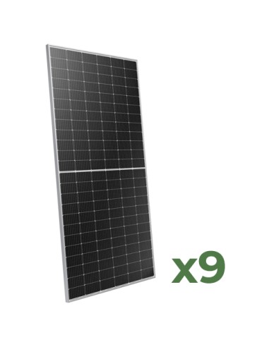 Set pannelli fotovoltaici: vendita online Set di 9 Pannelli Solari Fotovoltaici 560W totale 5040W monocristallino PEIMAR