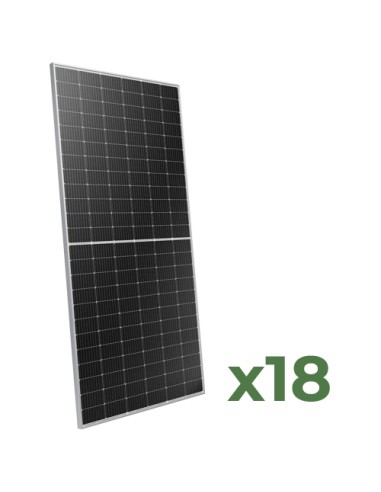 Set 18 panneaux solaires photovoltaïques 560W total 10080W monocristallin PEIMAR