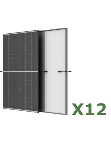 Set 12 panel fotovoltaicos 495W total 5940W monocristalino TRINASOLAR Vertex S+