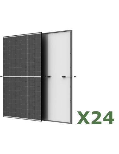 Set 24 panel fotovoltaicos 495W total 11880W monocristalino TRINASOLAR Vertex S+