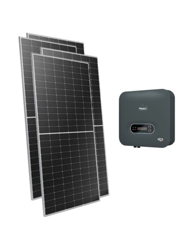 Kit fotovoltaico trifásico 8960W Zucchetti inverter 8.8kW conectado a red