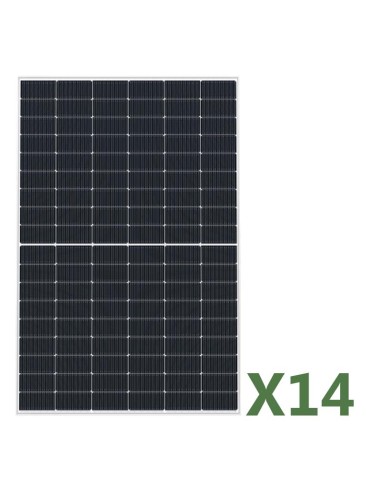 Set 14 Photovoltaik-Solarmodul 440W Gesamt 6160W mono EGING PV HalbZelle