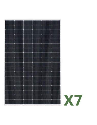 Set pannelli fotovoltaici: vendita online Set di 7 pannelli fotovoltaici bifacciali 440W tot 3080W mono EGING PV semicelle