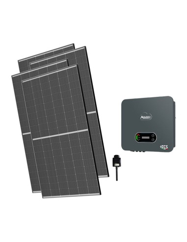 Kit photovoltaïque triphasé 12870W onduleur Zucchetti 12kW connecté au réseau