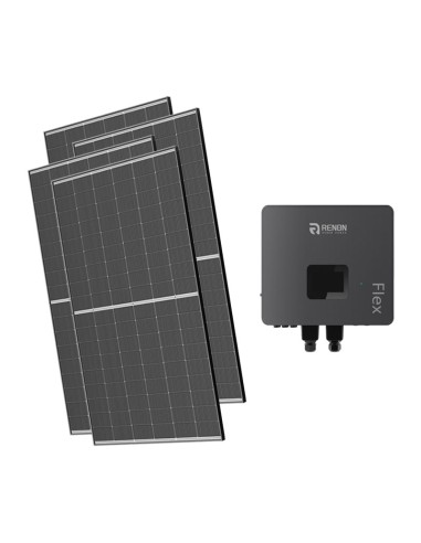 Einphasiges Photovoltaik-Kit 6860W Wechselrichter Renon Power 6kW mit Netzwerk