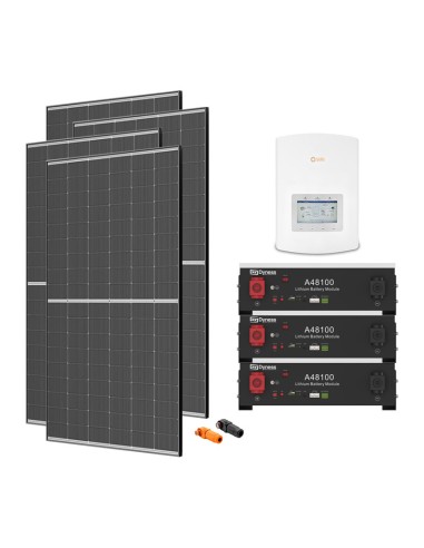 Einzelphase-photovoltaik-Kit 7920W Wechselrichter Solis 6kW Akku Dyness 14.4kWh