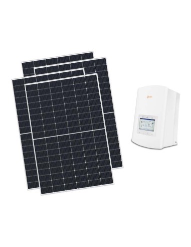 Kit photovoltaïque monophasé 4400W onduleur Solis 3.6kW conçu pour le stockage