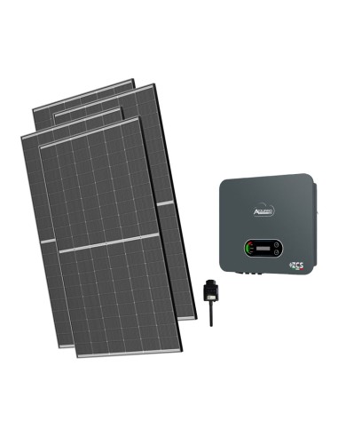 Three-phase photovoltaic kit 12375W Zucchetti string inverter 12kW networked