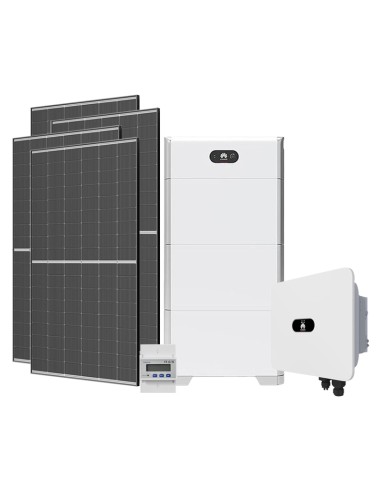 Dreiphasiges Photovoltaik-Kit 12870W 12kW Wechselrichter MB0 Huawei Akku 15kWh