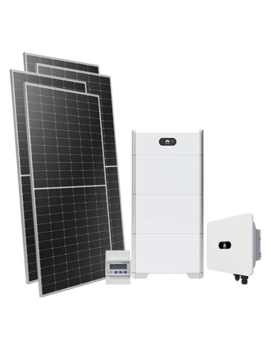 Dreiphasiges Photovoltaik-Kit 13440W 12kW Wechselrichter MB0 Huawei Akku 15kWh