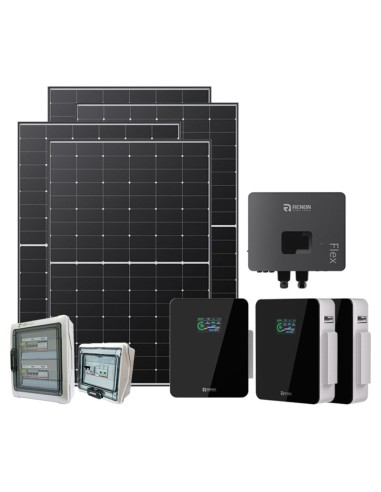 Kit photovoltaïque monophasé 5880W Plus Renon Power 6kW lithium Xcellent 15.36kWh