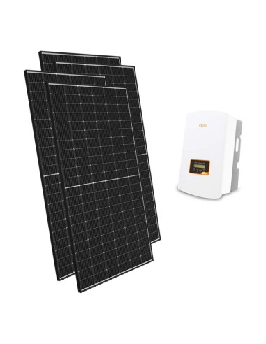 Single-phase photovoltaic Kit 6060W inverter Solis 6kW connected to grid