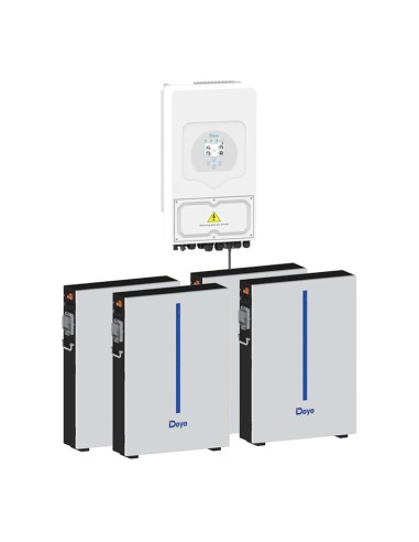 Sistema de almacenamiento monofásico Off-Grid inversor 6kW DEYE RW-M 24.56kWh