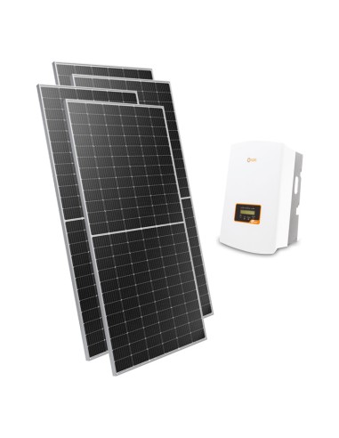 Three-phase photovoltaic kit 6720W Solis string inverter 6kW connected to grid