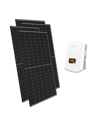 Three-phase photovoltaic kit 6060W Solis string inverter 6kW connected to grid