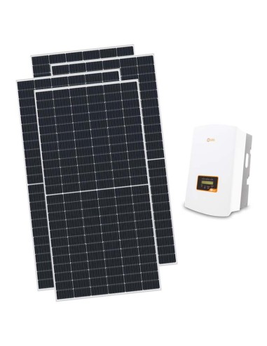 Three-phase photovoltaic kit 6960W Solis string inverter 6kW connected to grid