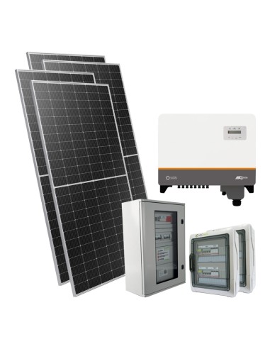 Three-phase photovoltaic kit 40320W Solis string inverter 40kW Networked