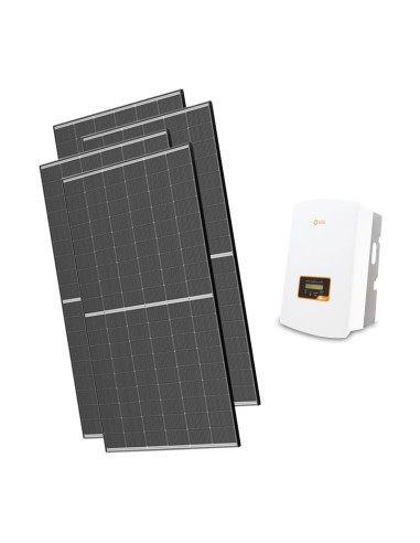 kit photovoltaïque Monophasé 6370W Onduleur Solis 6kW connecté au réseau