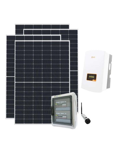 Serie Pro: vendita online Kit fotovoltaico monofase 4400W inverter Solis 4kW doppio Mppt connesso in rete