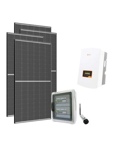 Kit photovoltaïque monophasé 5390W onduleur string Solis 5kW connecté au réseau