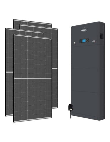 Einphasiges Photovoltaik-Kit 5880W Wechselrichter 5kW Zucchetti akku 15.36kWh