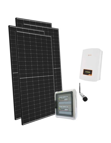 Single-phase photovoltaic Kit 4040W inverter Solis 4kW 2 MPPT connected to grid