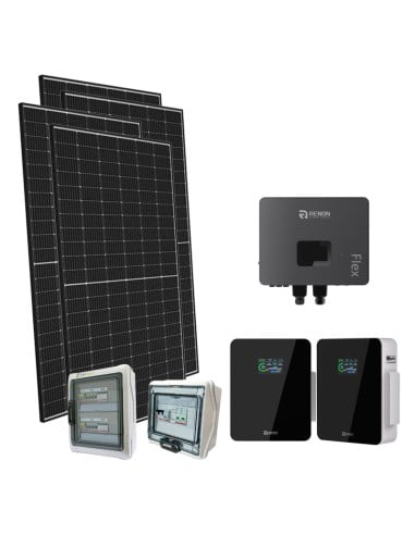 Serie Plus: vendita online Kit fotovoltaico monofase 6060W Plus Renon Power 6kW litio Xcellent 10.24kWh